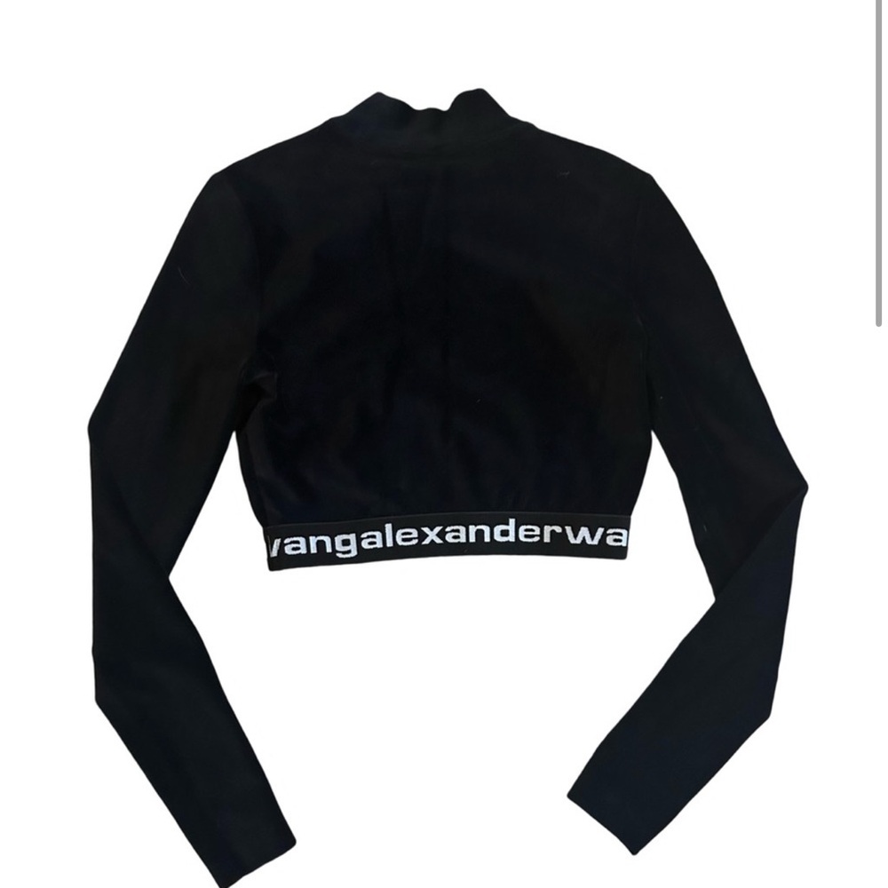 Alexander Wang Logo Band Crop Top